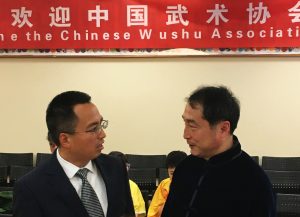 Counsellor & Consul General Fei MingXing of the Embassy of China with Sifu Yazi Liu