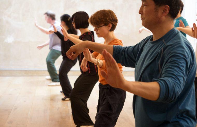Class at Azi School of Taiji