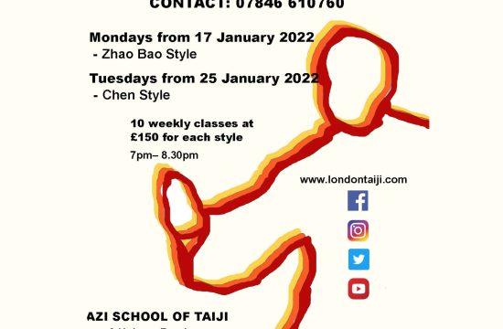 Beginners Class Poster | Azi School of Taiji