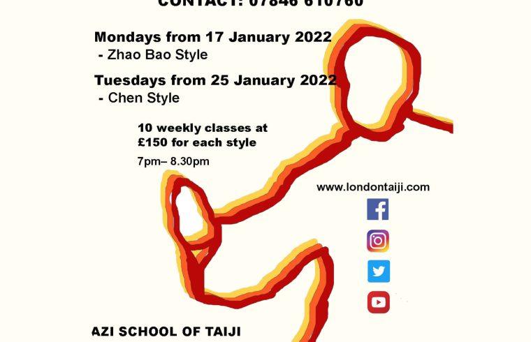 Beginners Class Poster | Azi School of Taiji