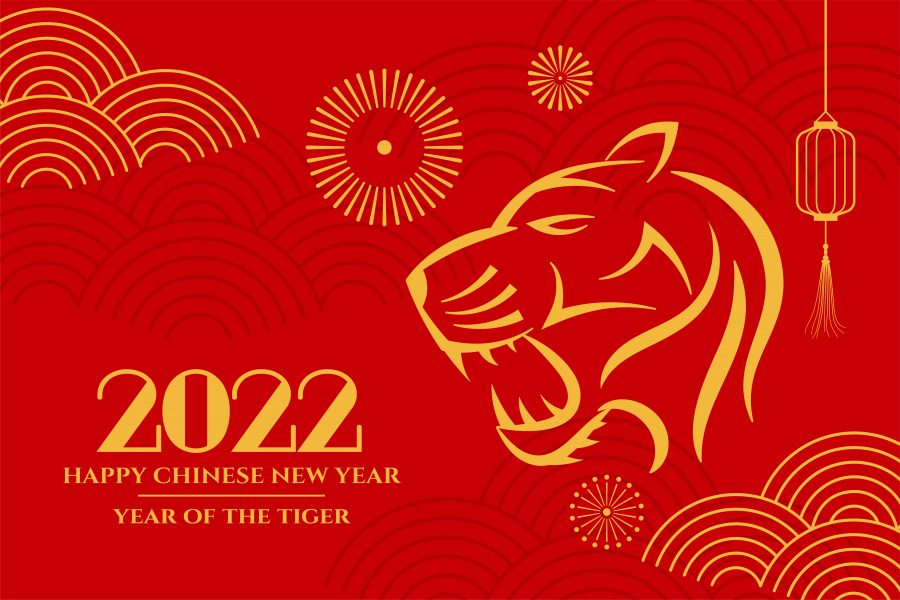 Chinese New Year Tiger Designed by Freepik